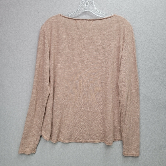 MICHAEL STARS BASIC LONG SLEEVE TOP, SIZE OS - Picture 2 of 6